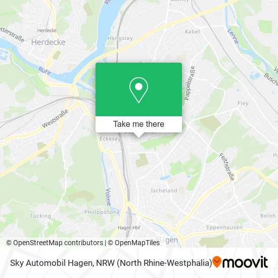 Карта Sky Automobil Hagen