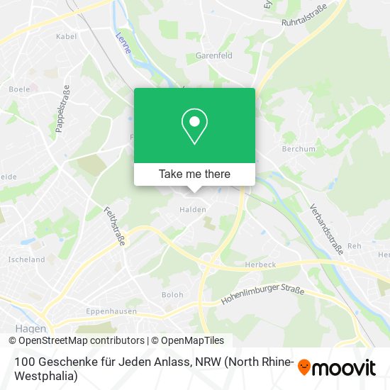 100 Geschenke für Jeden Anlass map