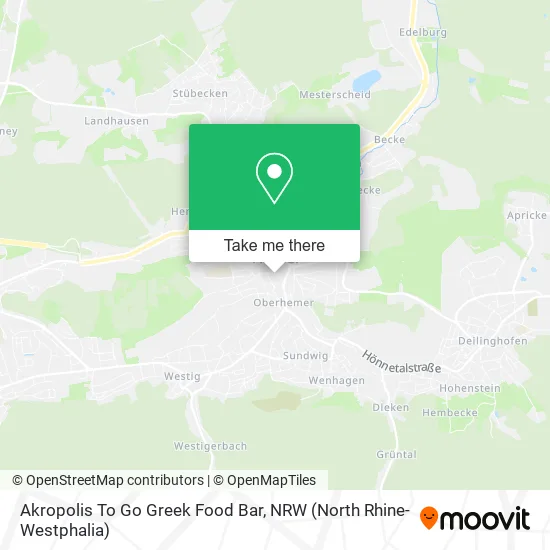 Akropolis To Go Greek Food Bar map