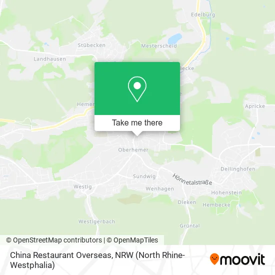 Карта China Restaurant Overseas