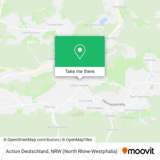 Action Deutschland map