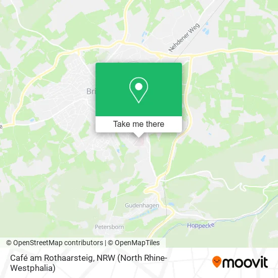 Карта Café am Rothaarsteig