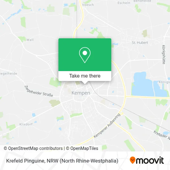 Krefeld Pinguine map