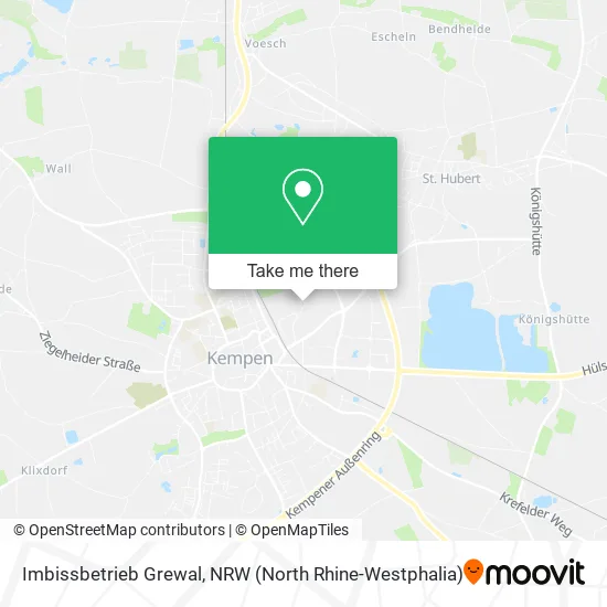 Карта Imbissbetrieb Grewal