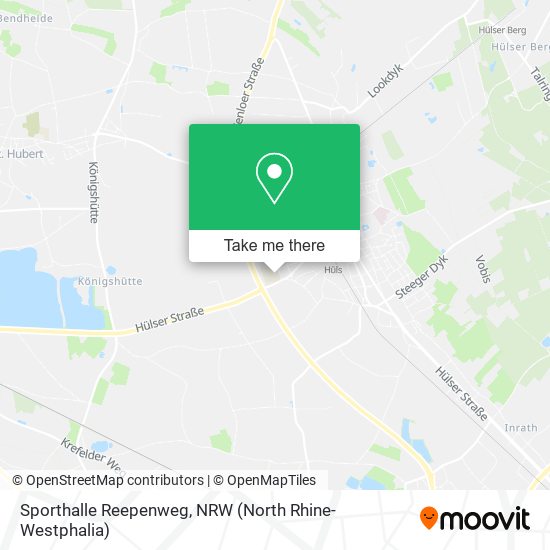 Sporthalle Reepenweg map