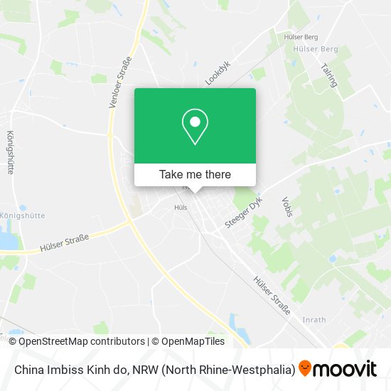 China Imbiss Kinh do map