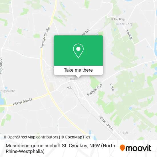 Карта Messdienergemeinschaft St. Cyriakus