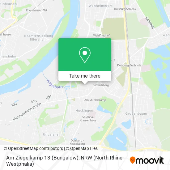 Карта Am Ziegelkamp 13 (Bungalow)