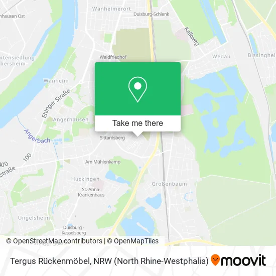 Карта Tergus Rückenmöbel