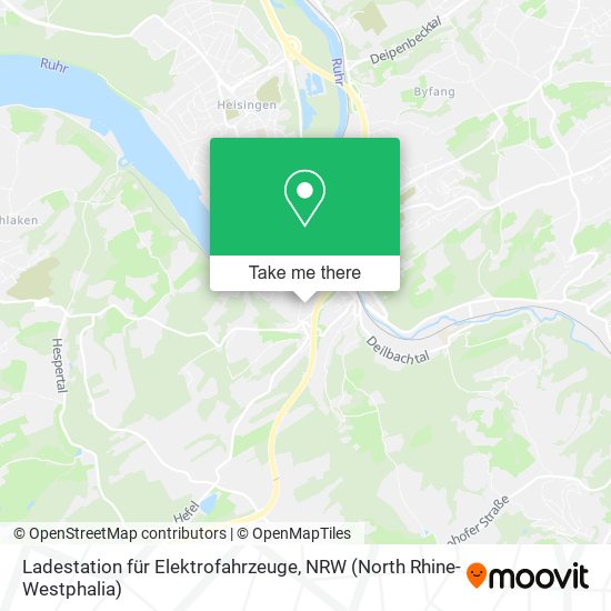 Ladestation für Elektrofahrzeuge map