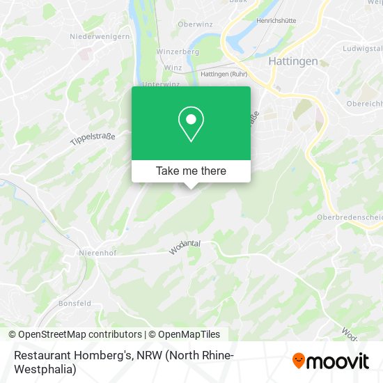 Restaurant Homberg's map