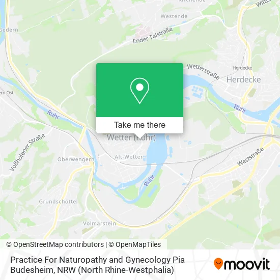 Карта Practice For Naturopathy and Gynecology Pia Budesheim