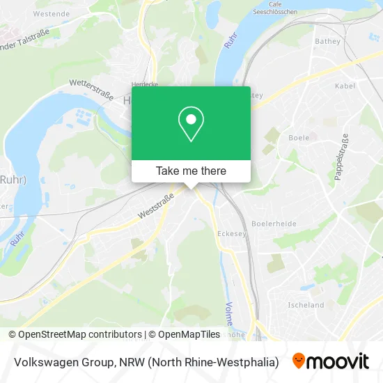 Карта Volkswagen Group
