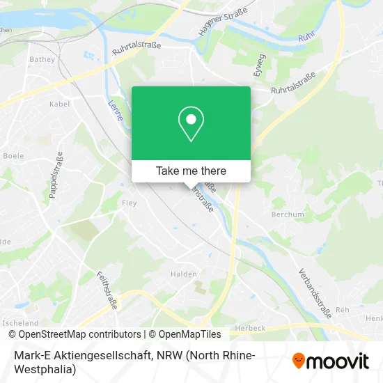 Mark-E Aktiengesellschaft map