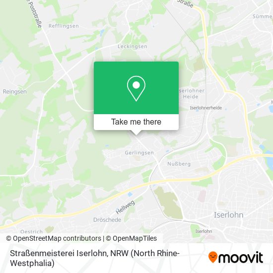 Карта Straßenmeisterei Iserlohn
