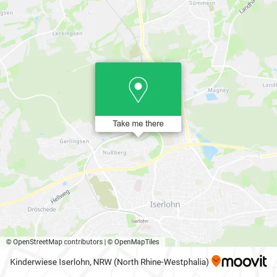 Карта Kinderwiese Iserlohn