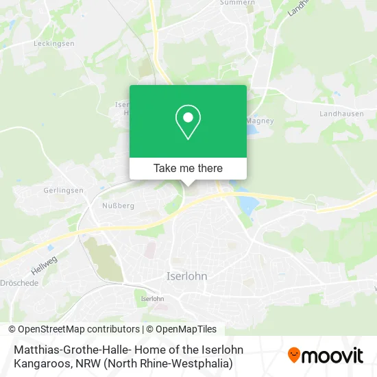Matthias-Grothe-Halle- Home of the Iserlohn Kangaroos map
