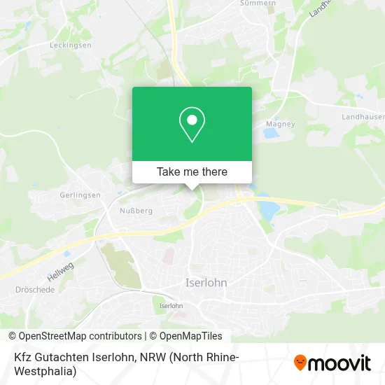 Kfz Gutachten Iserlohn map