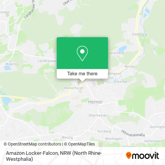 Карта Amazon Locker-Falcon