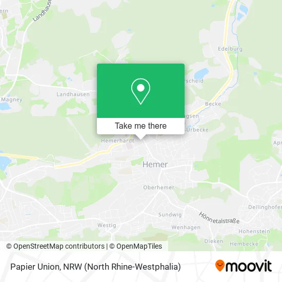 Карта Papier Union