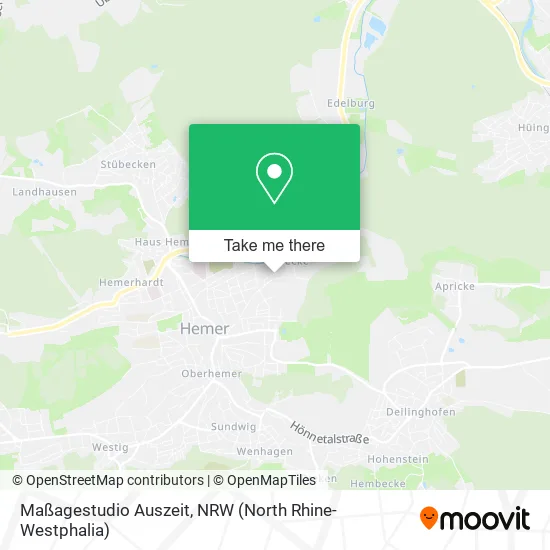 Карта Maßagestudio Auszeit