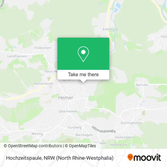 Карта Hochzeitspaule
