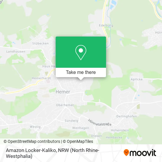 Карта Amazon Locker-Kaliko