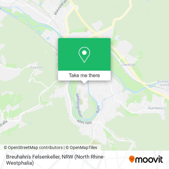 Breuhahn's Felsenkeller map