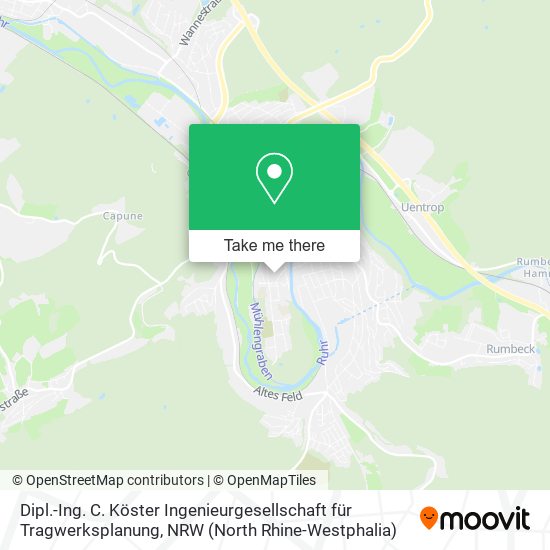 Dipl.-Ing. C. Köster Ingenieurgesellschaft für Tragwerksplanung map