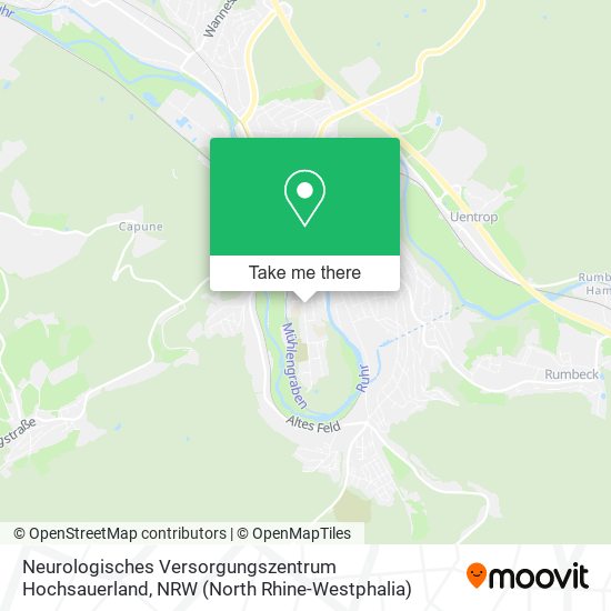 Neurologisches Versorgungszentrum Hochsauerland map