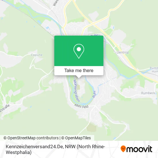 Карта Kennzeichenversand24.De