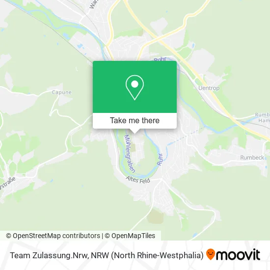 Карта Team Zulassung.Nrw