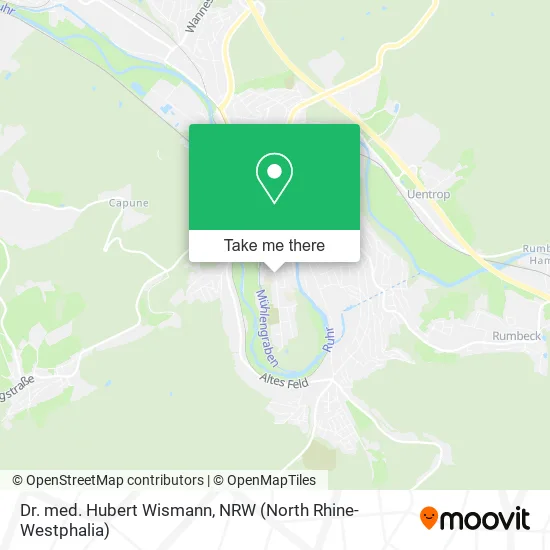 Карта Dr. med. Hubert Wismann