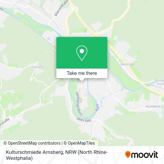 Kulturschmiede Arnsberg map