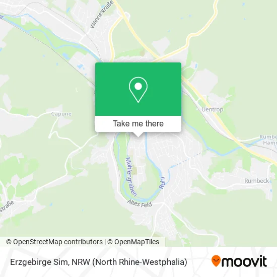 Карта Erzgebirge Sim