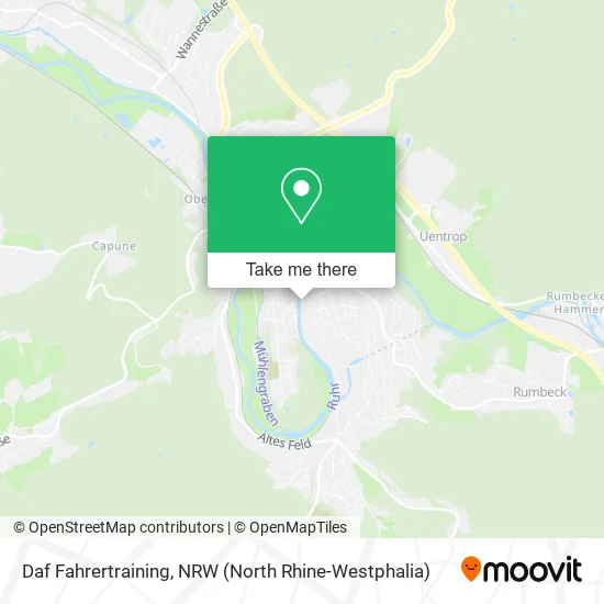 Карта Daf Fahrertraining