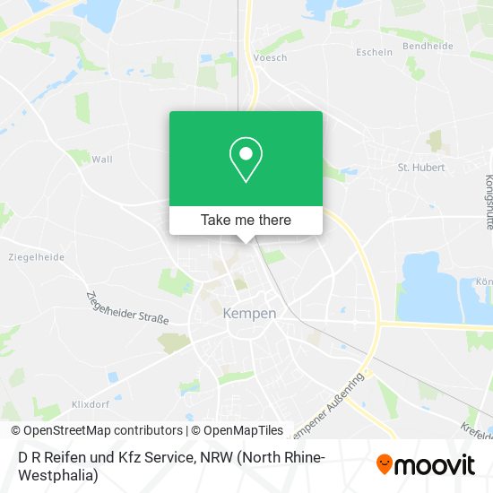 D R Reifen und Kfz Service map