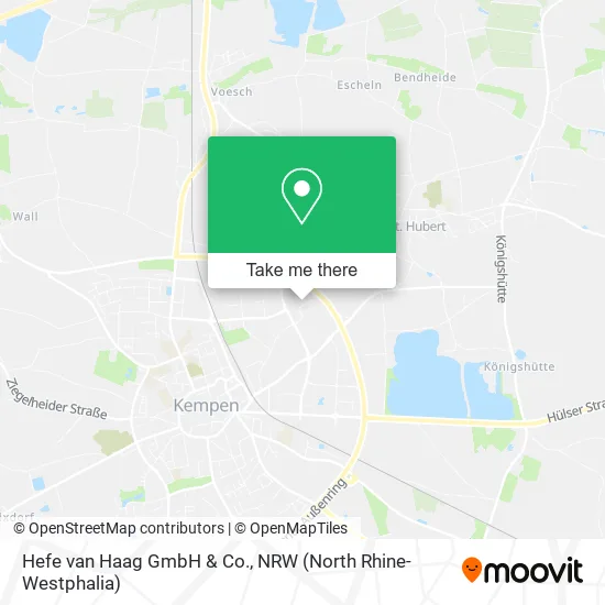 Hefe van Haag GmbH & Co. map