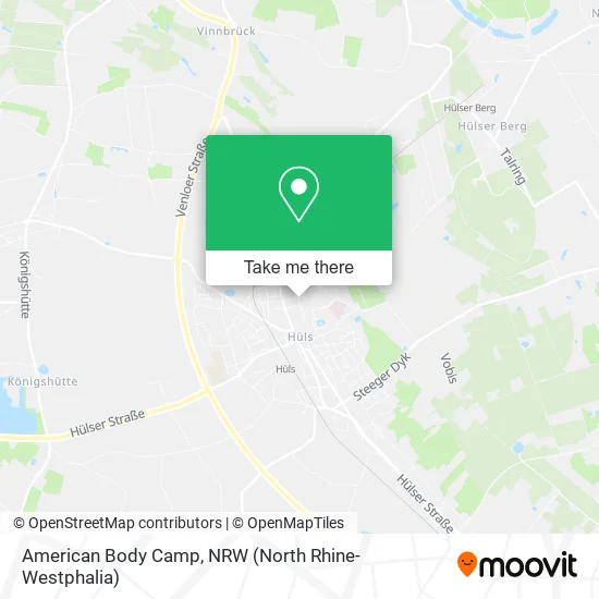 Карта American Body Camp