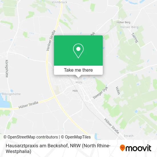 Карта Hausarztpraxis am Beckshof