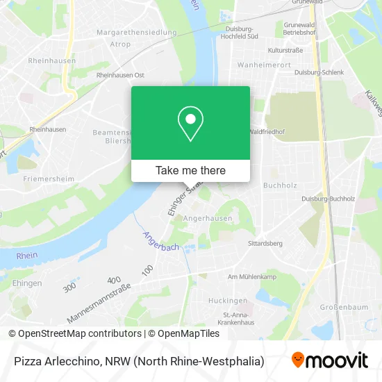 Pizza Arlecchino map