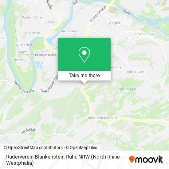 Карта Ruderverein Blankenstein-Ruhr
