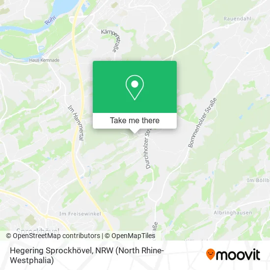 Карта Hegering Sprockhövel