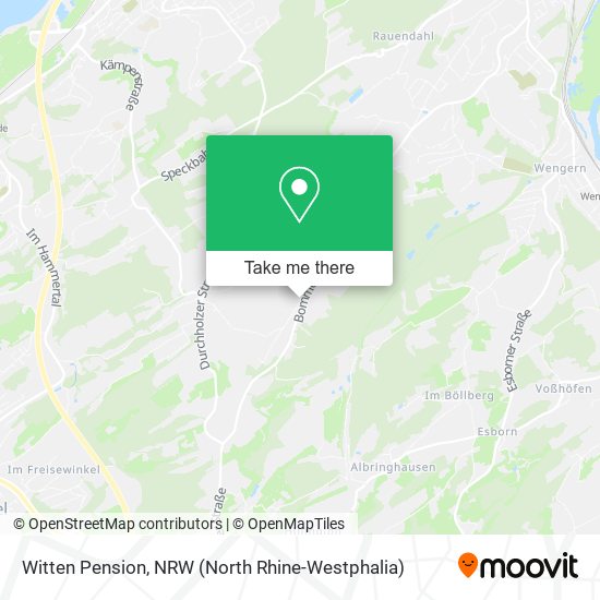 Witten Pension map