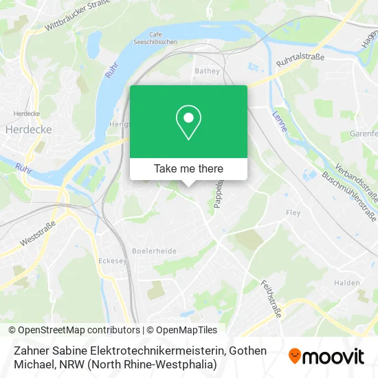 Карта Zahner Sabine Elektrotechnikermeisterin, Gothen Michael