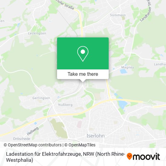 Ladestation für Elektrofahrzeuge map