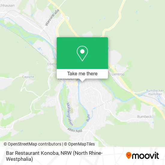 Bar Restaurant Konoba map