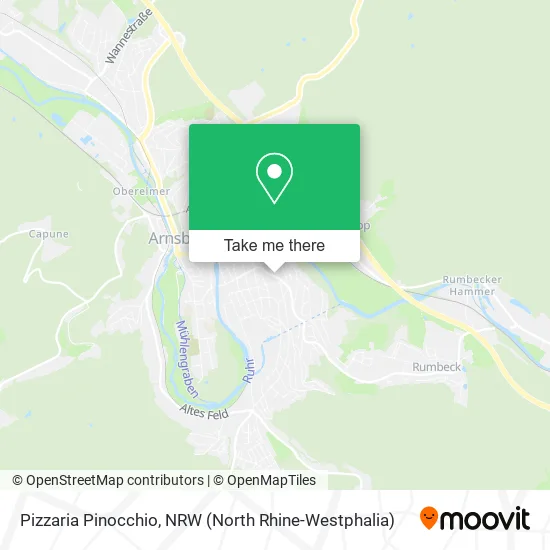 Карта Pizzaria Pinocchio