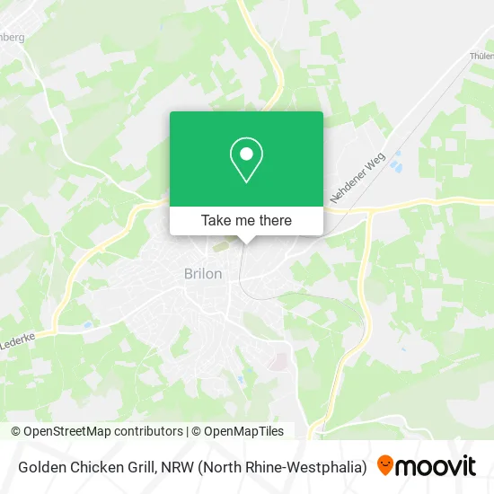 Golden Chicken Grill map