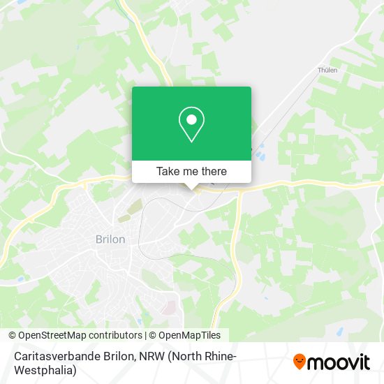 Caritasverbande Brilon map